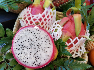 обоя еда, питахайя, фрукт, экзотический