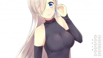 Картинка календари аниме взгляд девушка 2018