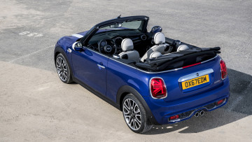 Картинка mini+cabrio+2019 автомобили mini blue 2019 cabrio