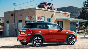 обоя mini hardtop 2 door 2019, автомобили, mini, door, 2019, red, 2, hardtop
