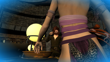 Картинка 3д+графика фантазия+ fantasy мужчина фон взгляд