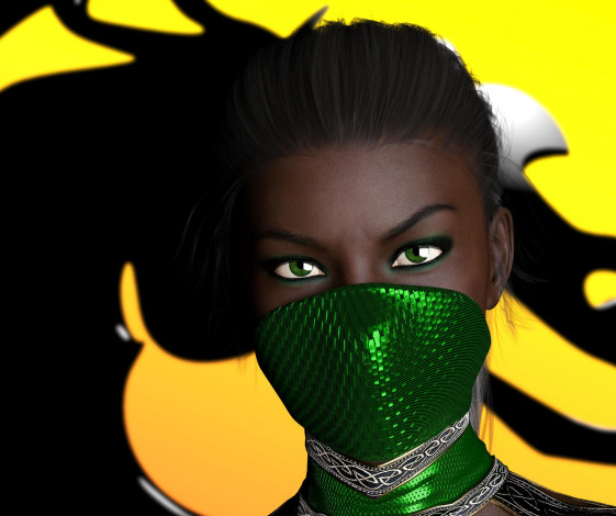 Обои картинки фото 3д графика, фантазия , fantasy, девушка, взгляд, фон