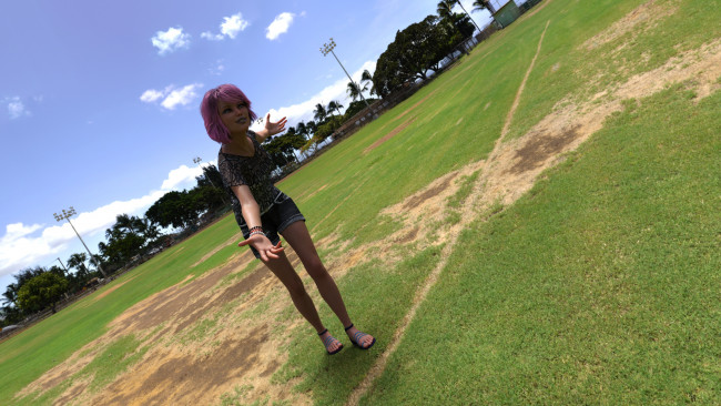 Обои картинки фото 3д графика, люди , people, фон, взгляд, девушка