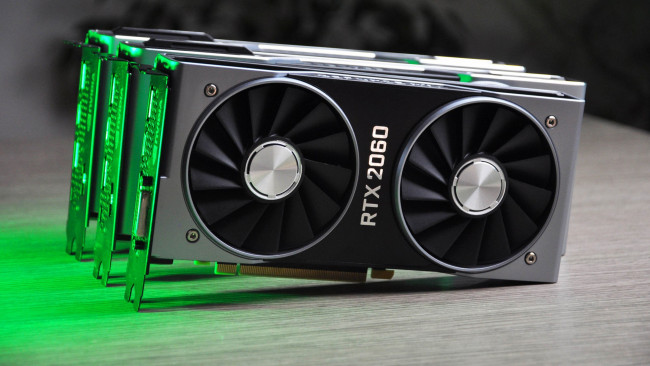 Обои картинки фото nvidia geforce rtx 2060, компьютеры, nvidia, rtx, 2060, geforce, видеокарта, ces, 2019