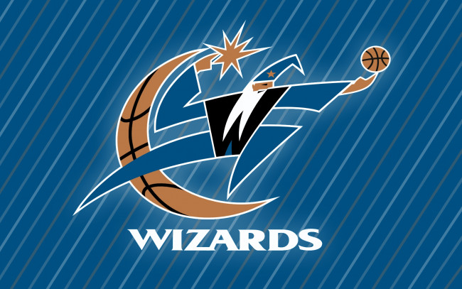 Обои картинки фото спорт, эмблемы клубов, фон, логотип, washington, wizards