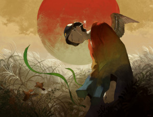 Картинка аниме ангелы +демоны ангел