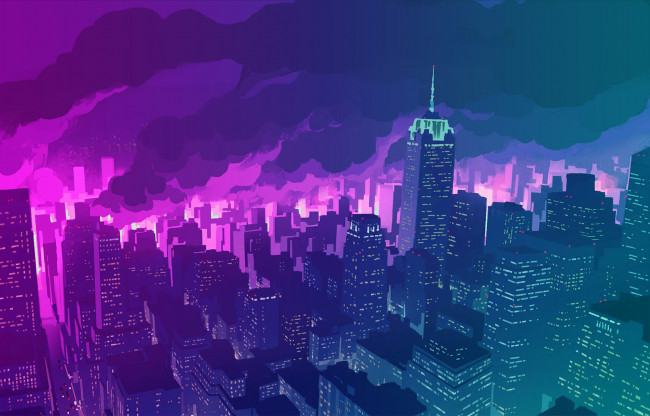 Обои картинки фото promare, аниме, город,  улицы,  интерьер,  здания