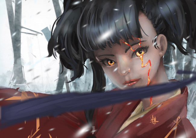 Обои картинки фото аниме, koutetsujou no kabaneri, кабанери