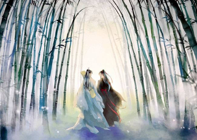 Обои картинки фото аниме, mo dao zu shi, the, untamed, неукротимый, повелитель, чэньцин, мосян, тунсю, mo, dao, zu, shi, магистр, дьявольского, культа