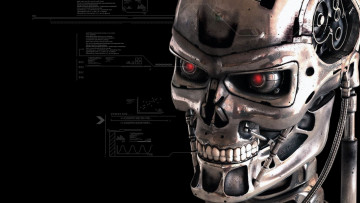 Картинка кино+фильмы terminator терминатор робот голова