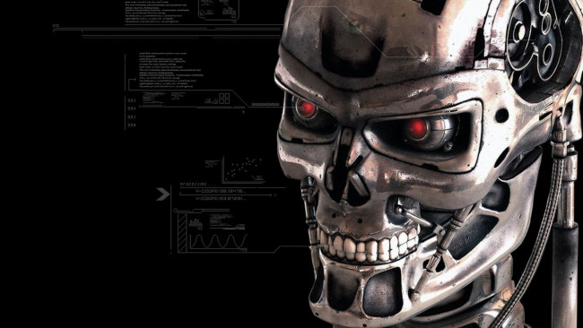 Обои картинки фото кино фильмы, terminator, терминатор, робот, голова