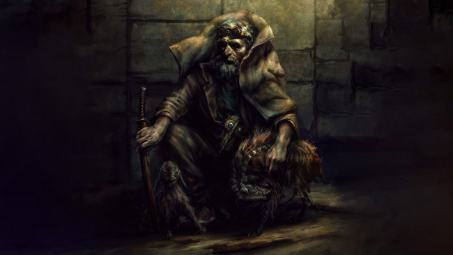 Обои картинки фото kenshi, видео игры, ---другое, мужчина, с, катаной