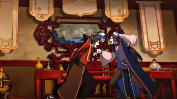 Картинка аниме tian+guan+ci+fu персонажи драка