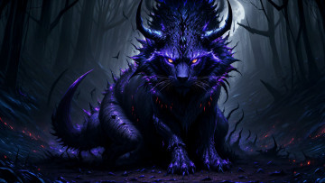 Картинка фэнтези существа нейросети графика нейроарт ai art нейронные сети рисунки нейро искусство