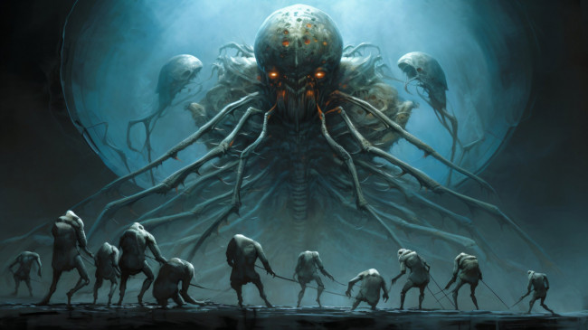 Обои картинки фото фэнтези, существа, нейросети, графика, нейроарт, ai, art, нейронные, сети, рисунки, нейро, искусство