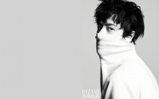 Обои картинки фото мужчины, wang yi bo, актер, лицо, свитер