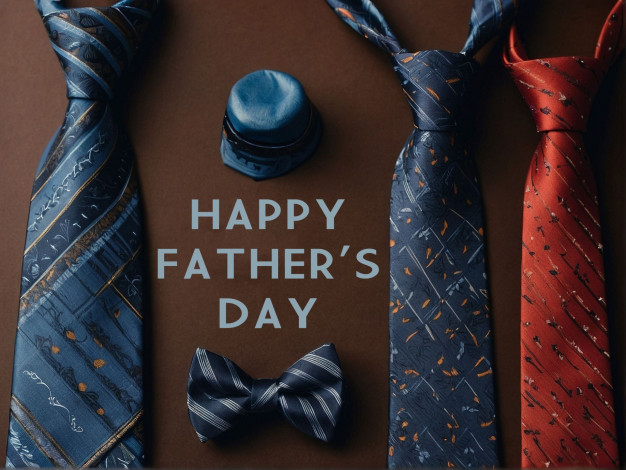 Обои картинки фото праздничные, день отца, галстуки, надпись
