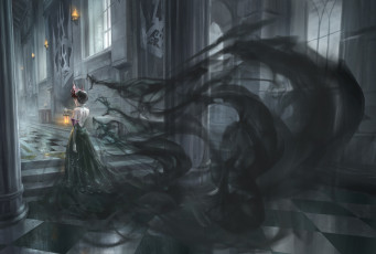 Картинка фэнтези красавицы+и+чудовища девушка