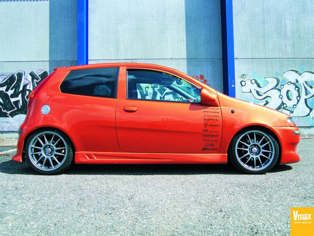 Обои картинки фото fiat, punto, автомобили