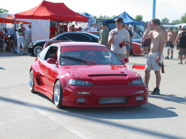 Обои картинки фото honda, crx, автомобили