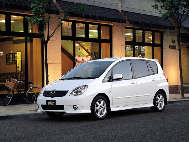 Обои картинки фото toyota, spacio, автомобили
