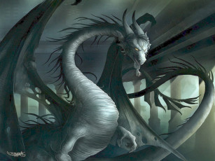 Картинка фэнтези драконы