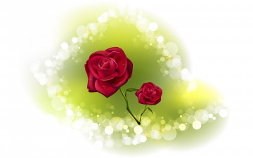 Картинка 3д графика flowers цветы