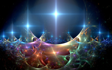 Картинка 3д графика fractal фракталы