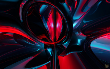 Картинка 3д графика abstract абстракции