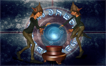 Картинка 3д графика elves эльфы