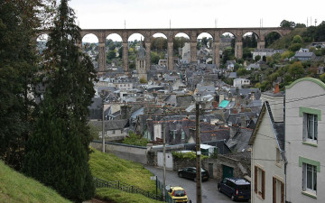 Картинка morlaix france города мосты