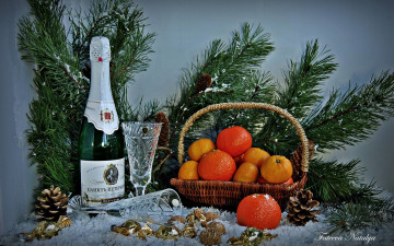 Картинка nezabudka fn праздник на снегу друзья природу лес там будем праздновать праздничные угощения