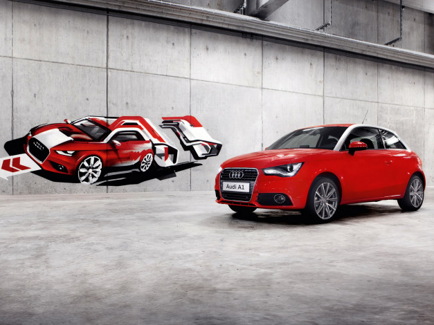 Обои картинки фото автомобили, audi