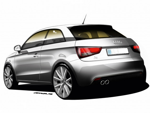 Обои картинки фото автомобили, рисованные