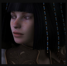 Картинка 3д графика portraits портрет девушка лицо