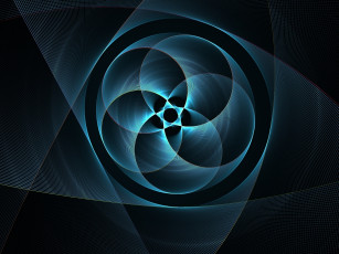 Картинка 3д графика fractal фракталы фон узор