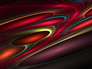 Картинка 3д графика fractal фракталы фон узор