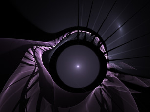 Картинка 3д графика fractal фракталы узор фон