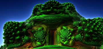 Картинка 3д графика fractal фракталы