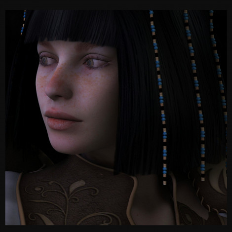 Обои картинки фото 3д, графика, portraits, портрет, девушка, лицо