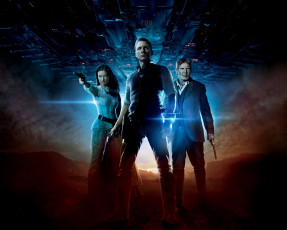Картинка cowboys and aliens кино фильмы ковбои против пришельцев фантастика вестерн боевик
