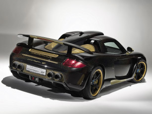 Картинка gemballa mirage gt black based on porsche carrera автомобили