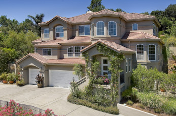 Картинка города здания дома дом парк