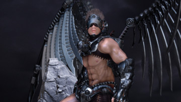 Картинка 3д графика fantasy фантазия механизм крылья