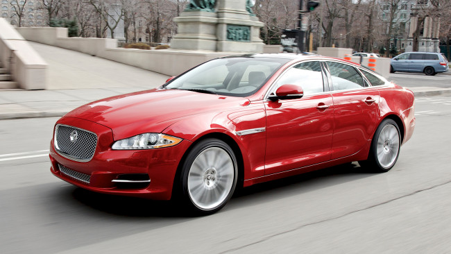 Обои картинки фото jaguar, xj, автомобили, класс-люкс, tata, motors, великобритания