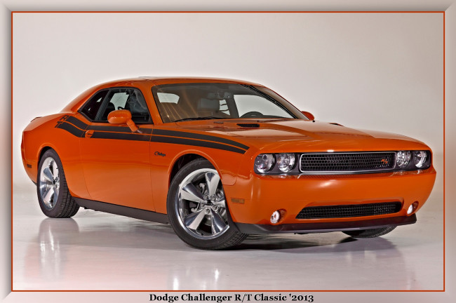 Обои картинки фото dodge, challenger, classic, `2013, автомобили, auto
