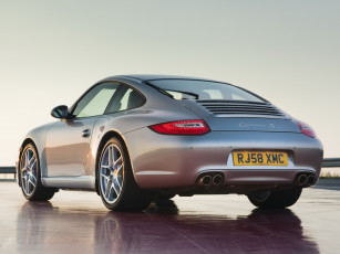 обоя автомобили, porsche, uk-spec, coupe, carrera, s, 911