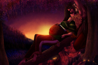 Картинка фэнтези люди любовь