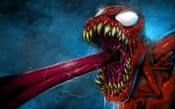 Картинка карнаж фэнтези существа красный монстр carnage