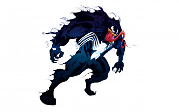 Картинка веном фэнтези существа монстр venom